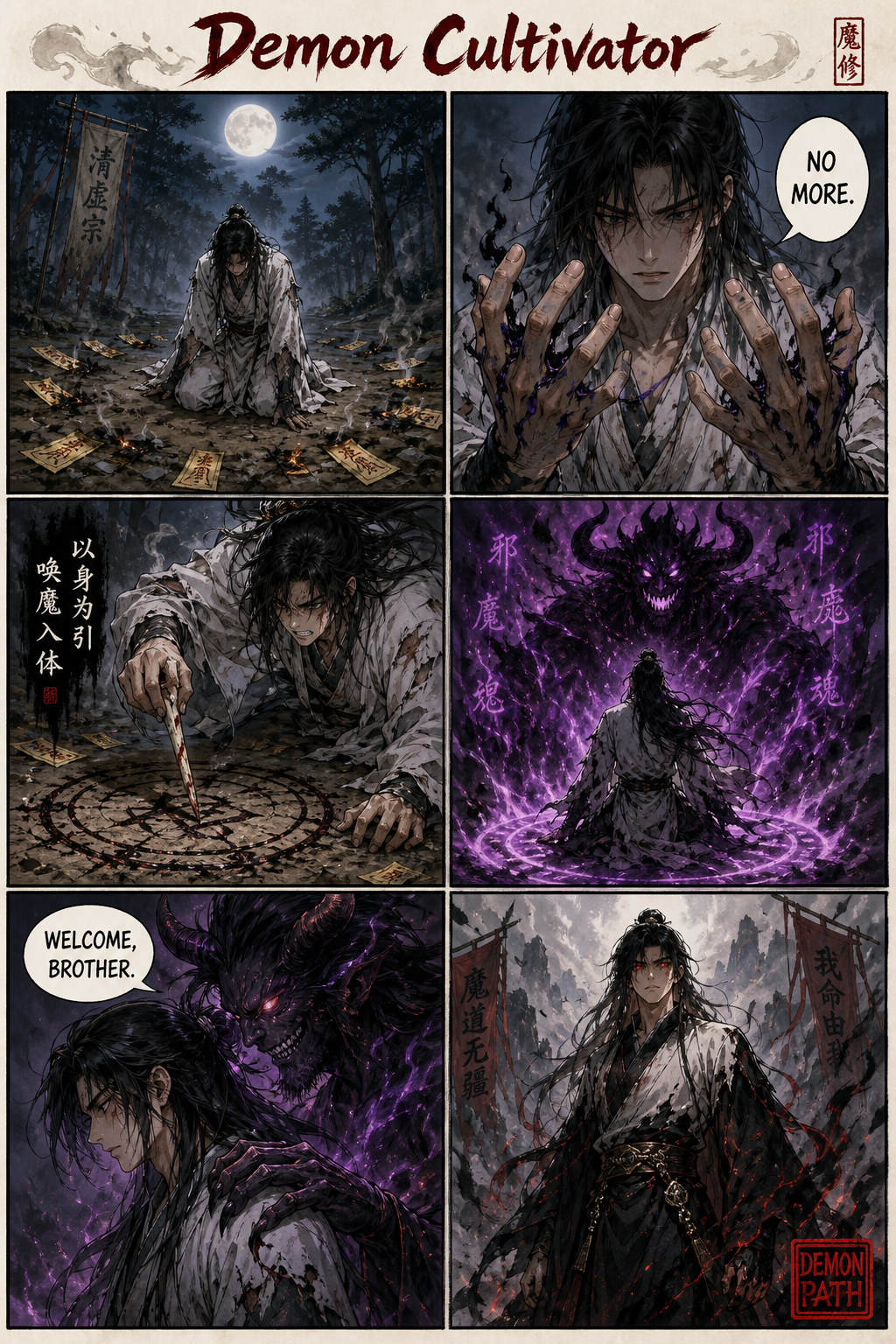 Demon Cultivator — community sample published on Manhua Generator